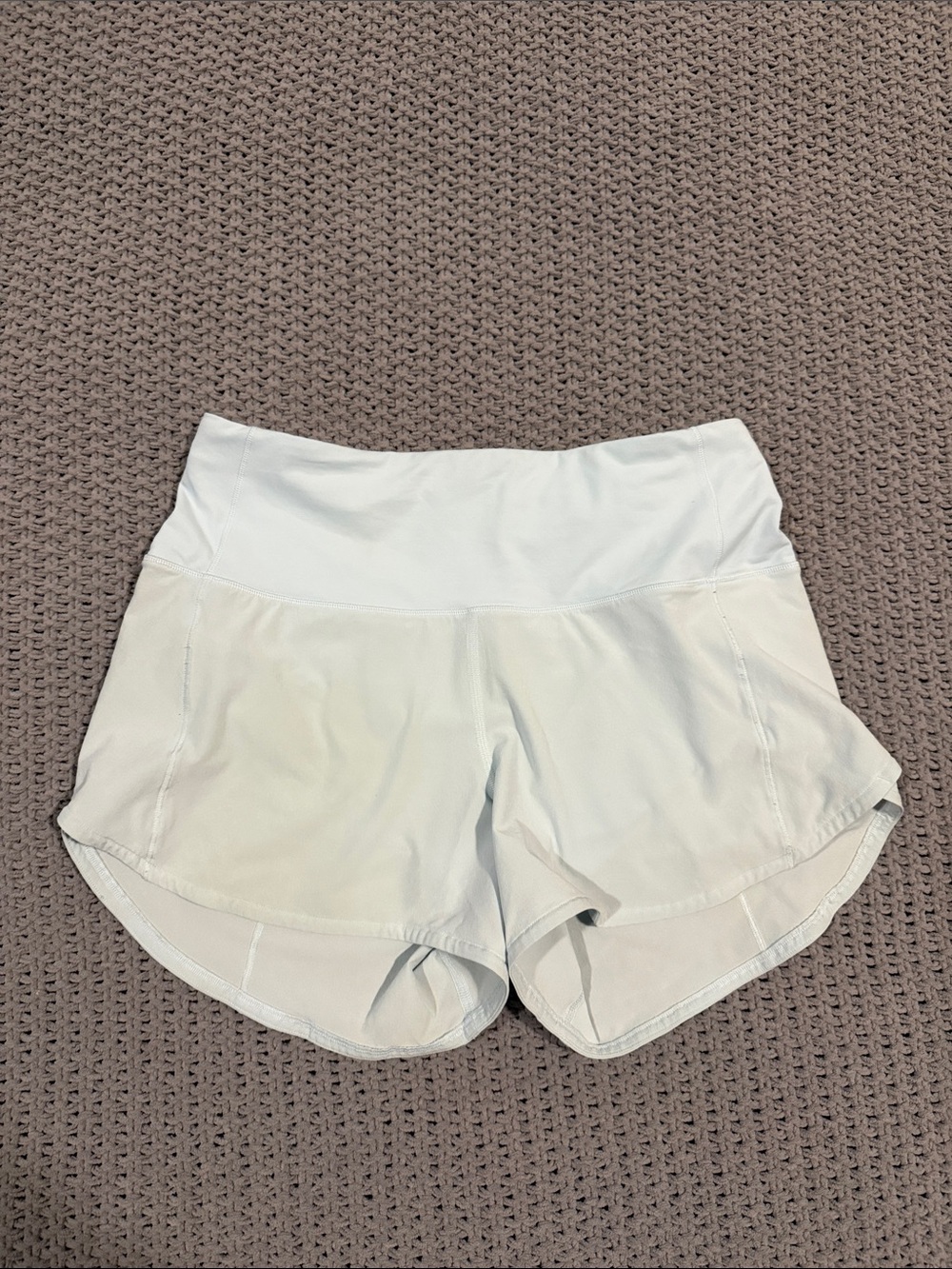 lululemon athletica light blue 4” Speed Up Run/Training Shorts